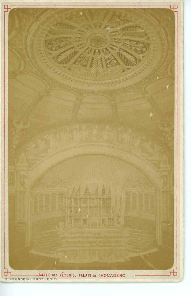 1878 : construction de l’orgue du Trocadéro