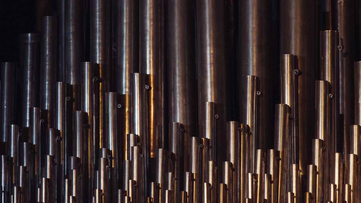 Orgue - Détail de tuyaux à bouche