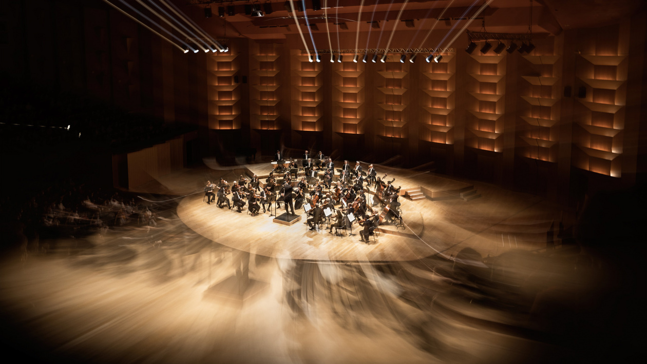 Orchestre national de Lyon en concert sur la scène de l'Auditorium