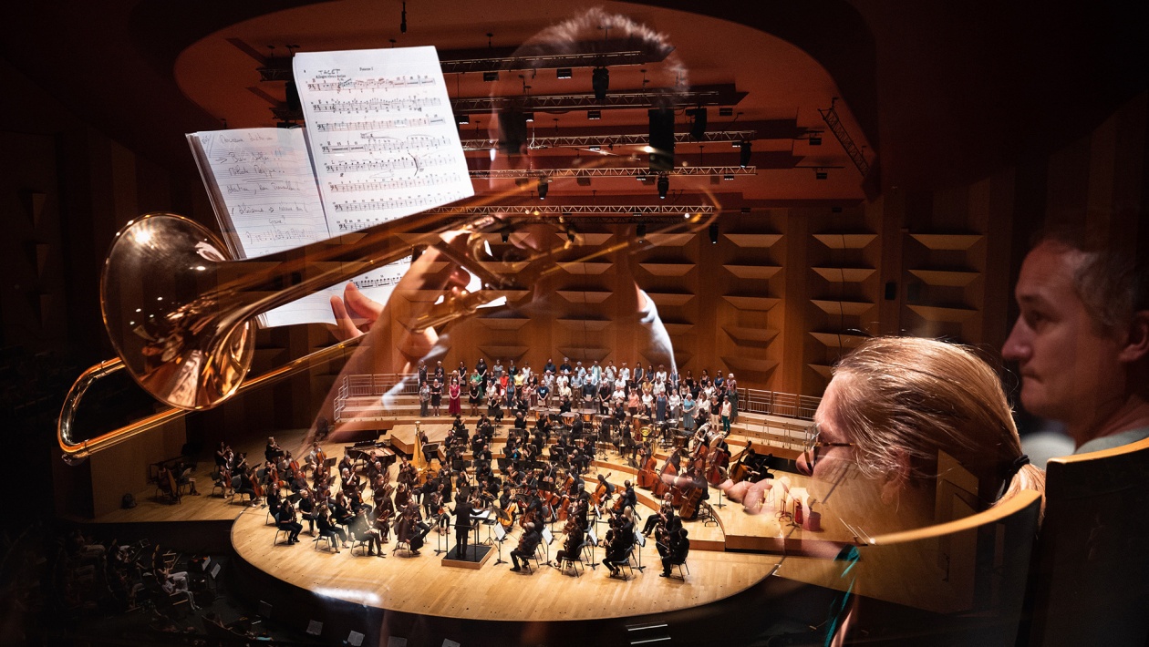 Orchestre national de Lyon sur la scène de l'Auditorium