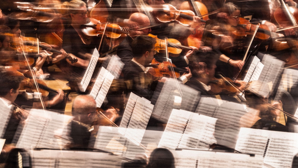 Orchestre national de Lyon sur la scène de l'Auditorium