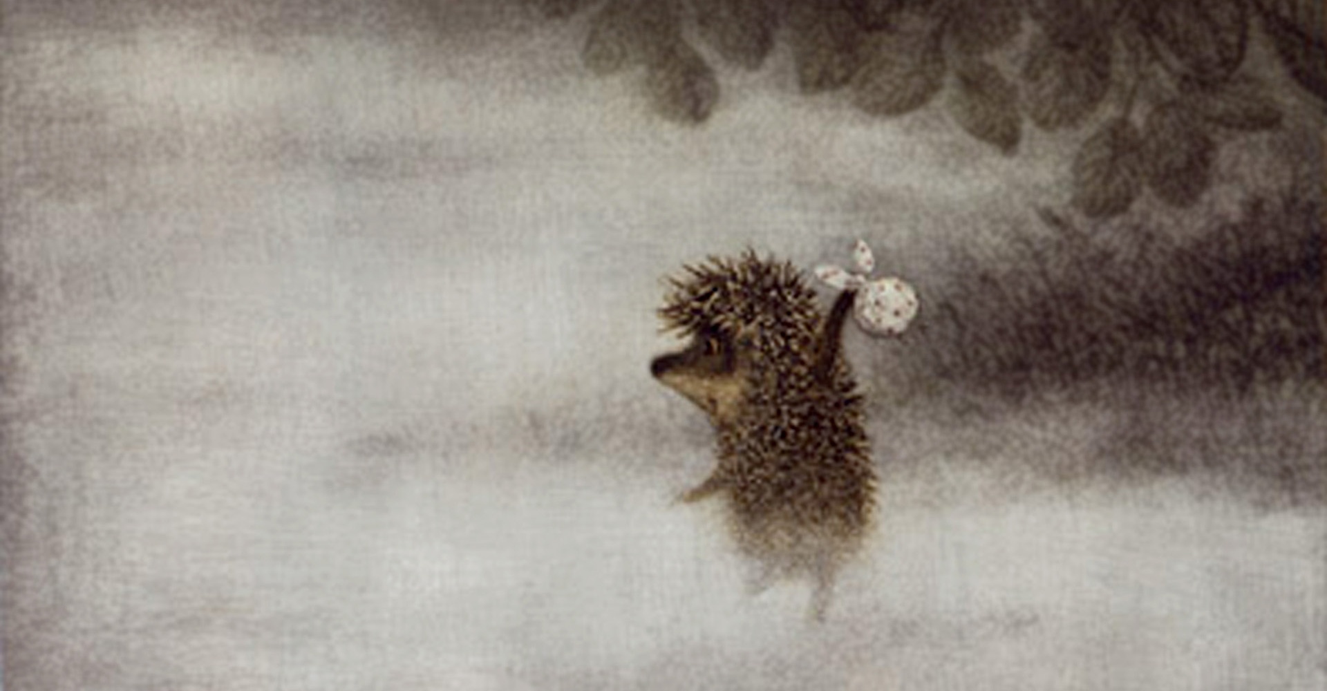 Dessin animé L'Hérisson dans le brouillard