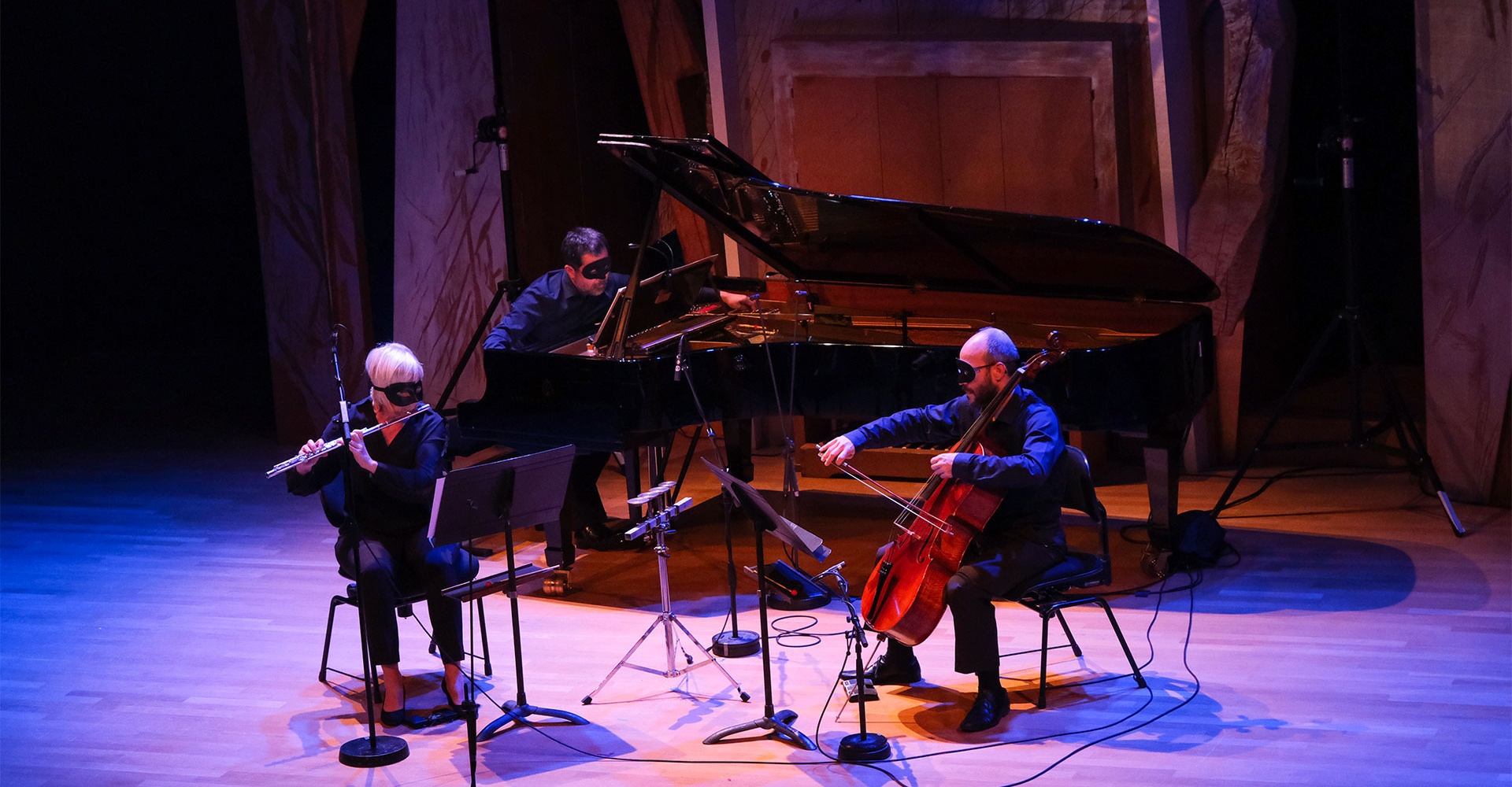 Musiciens de l'Ensemble Intercontemporain en concert