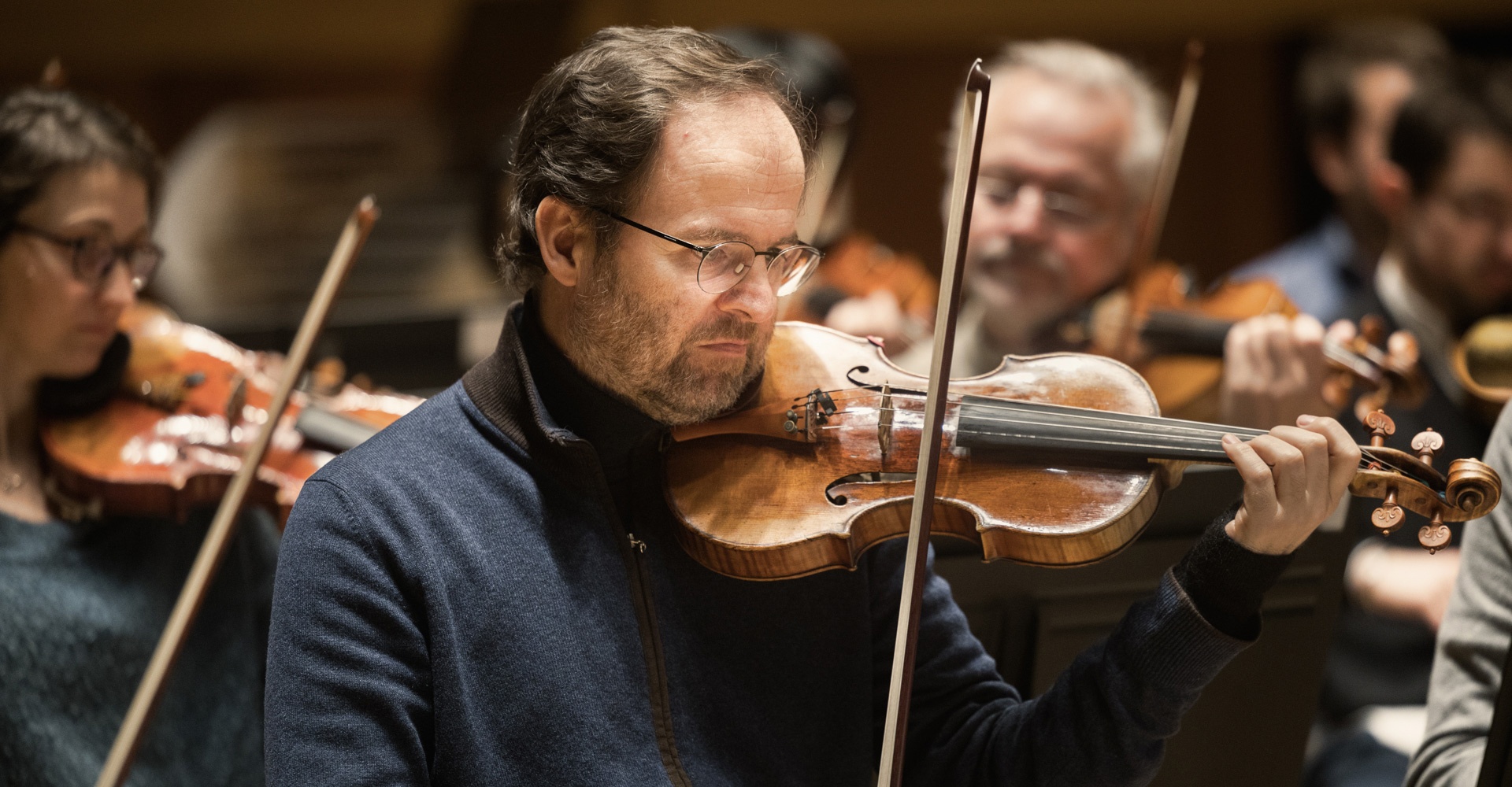 Giovanni Radivo, violon solo supersoliste de L'ONL