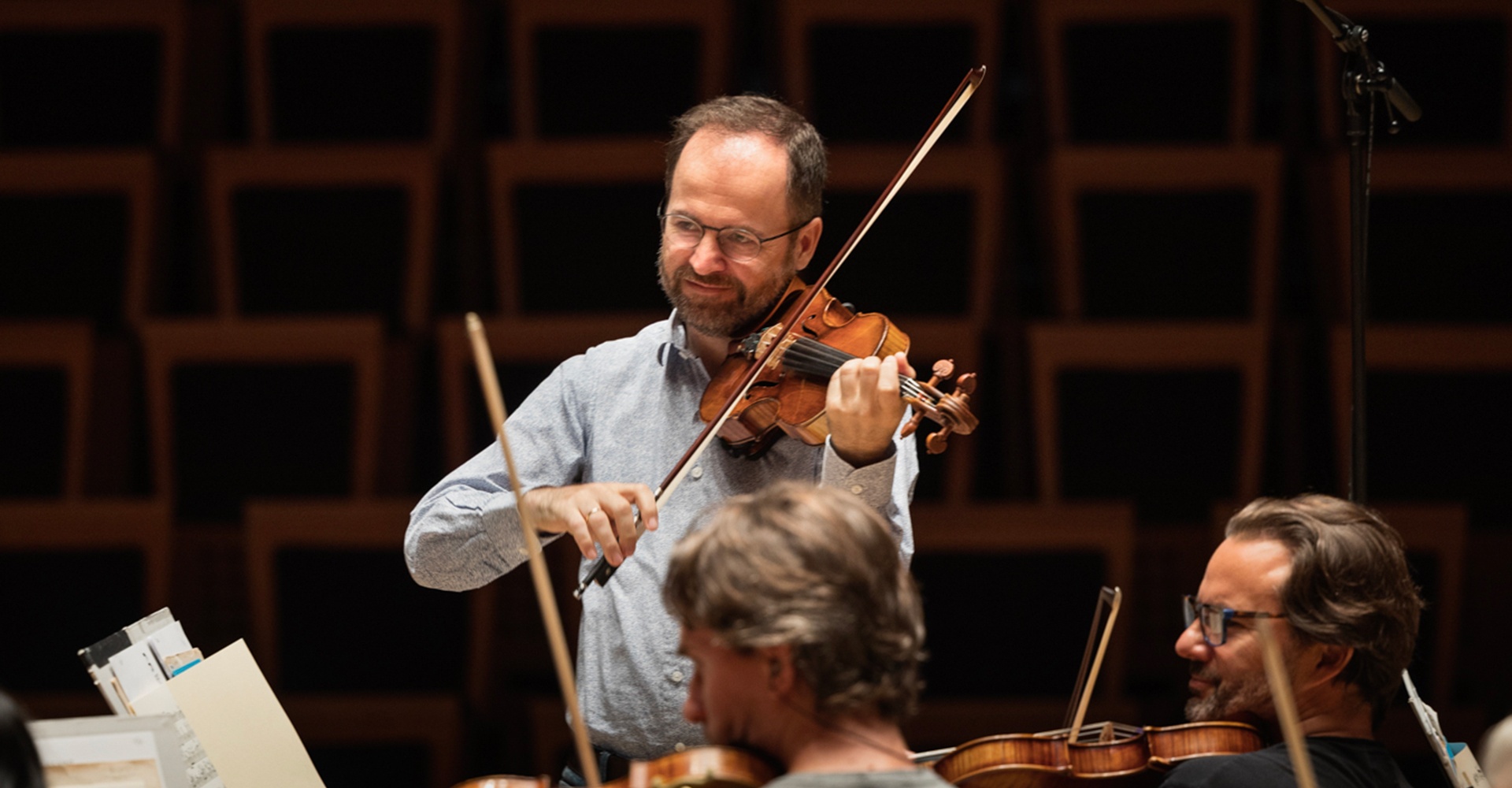 Giovanni Radivo, violon solo supersoliste de L'ONL
