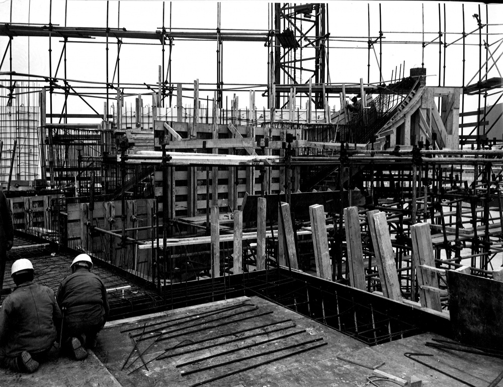 Construction de l’Auditorium de 1972 à 1975