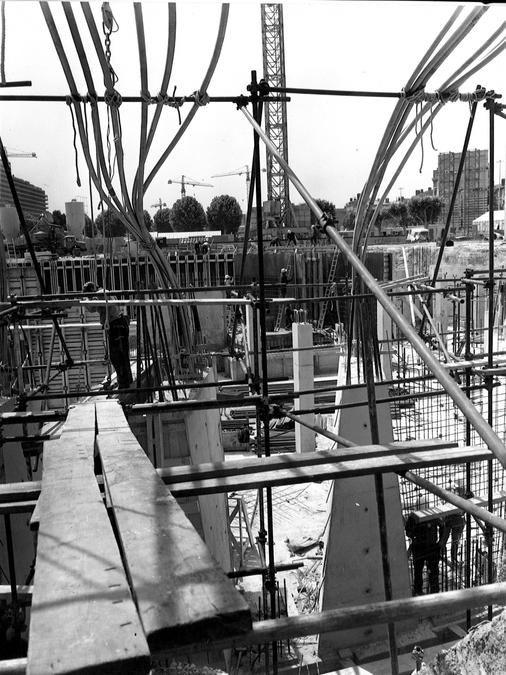 Construction de l’Auditorium de 1972 à 1975