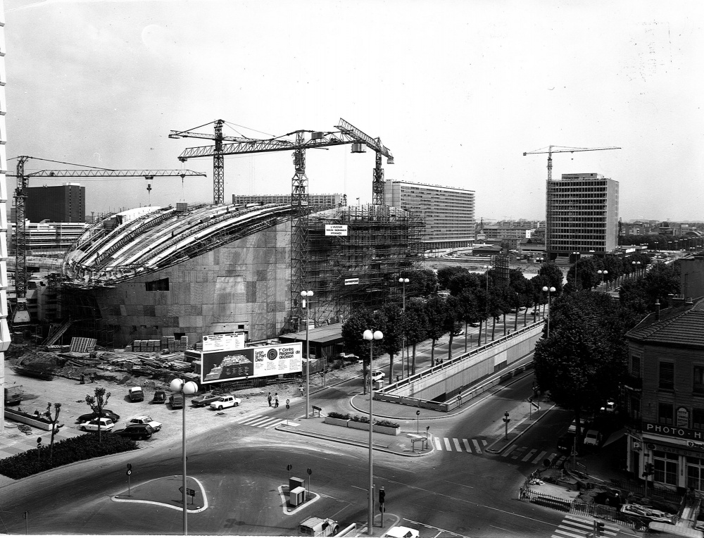 Construction de l’Auditorium de 1972 à 1975