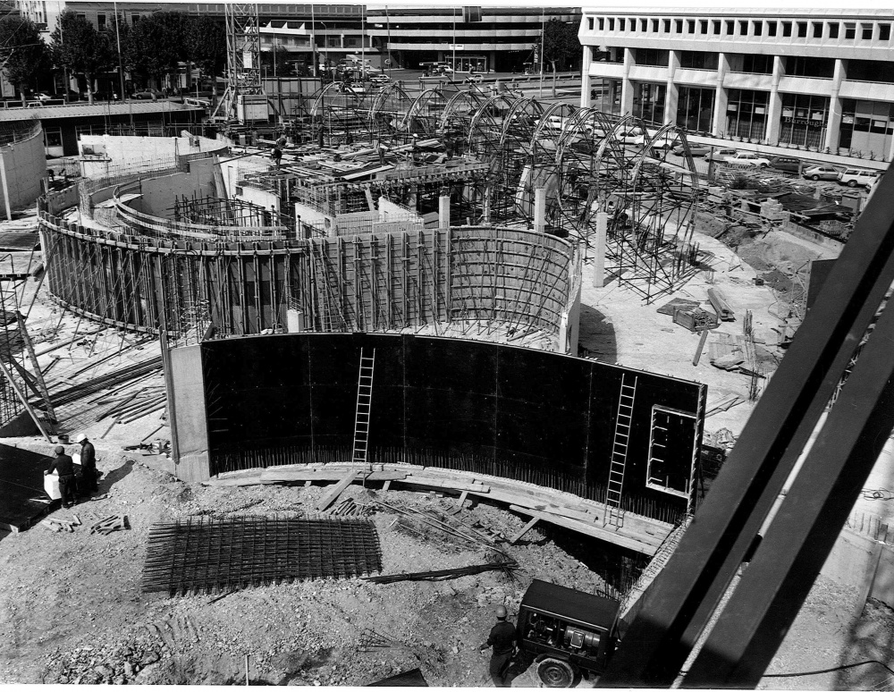Construction de l’Auditorium de 1972 à 1975