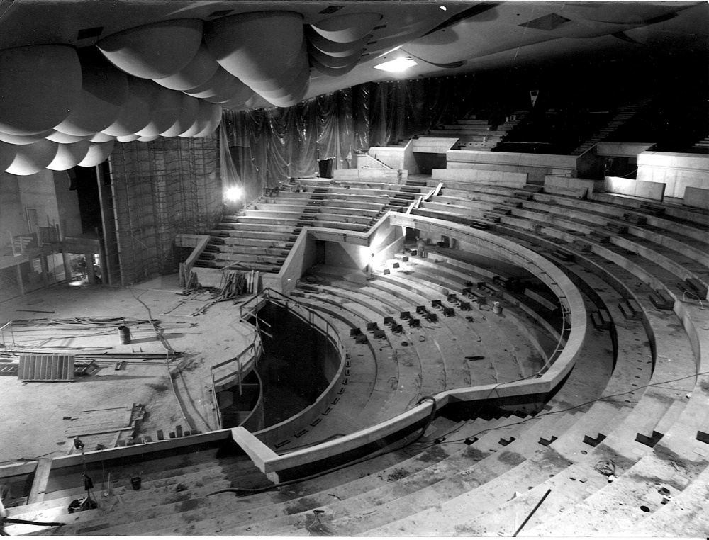 Construction de l’Auditorium de 1972 à 1975