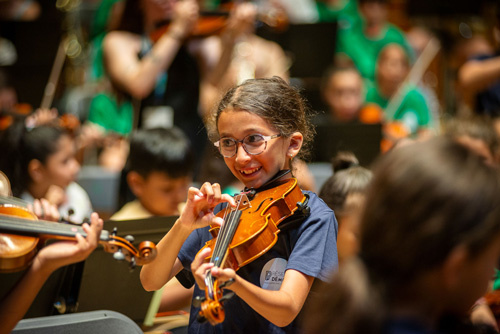 Concert des enfants des Orchestres Lyon Métropole "Réseau Démos"