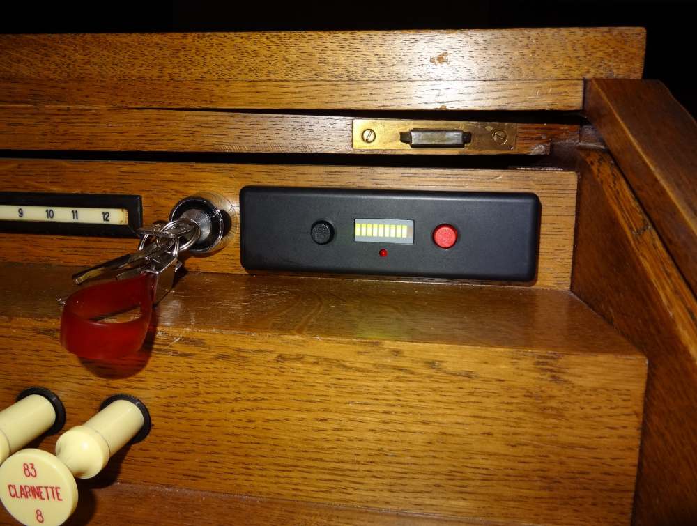 Console de l’orgue, séquenceur