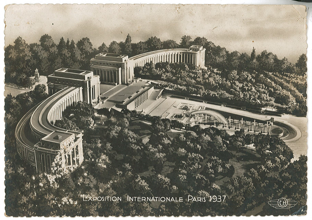 Le palais de Chaillot en 1937