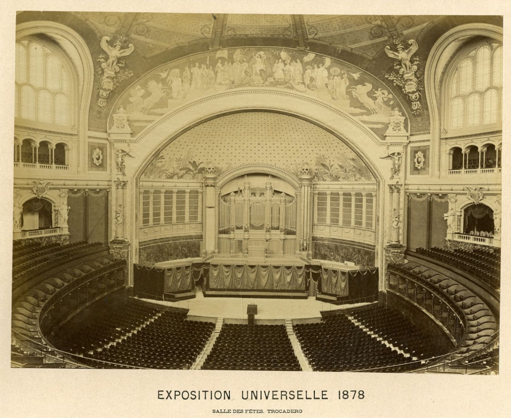 The Trocadéro’s Salle des fêtes in 1878