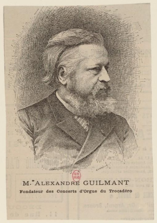 Alexandre Guilmant, who founded the Trocadéro Concerts