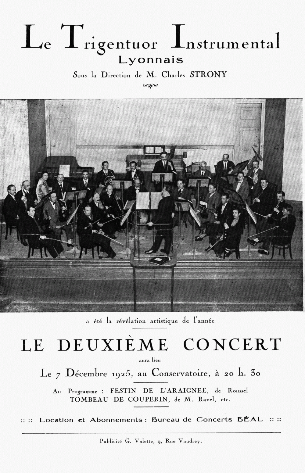 Programme du Trigentuor