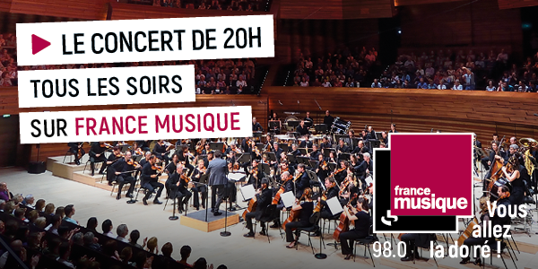 France Musique partenaire de l'Auditorium-Orchestre national de Lyon