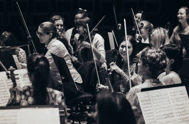 Orchestre amateur de la Part-Dieu en répétition