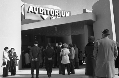 Entrée de l'Auditorium en 1975