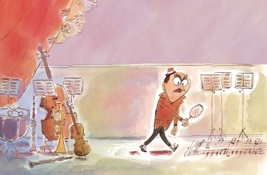 Illustration du livre musical Le compositeur est mort